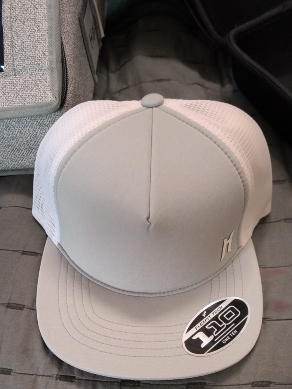 Men's Light Gray Mesh Trucker Cap - Super Light N Soft Material